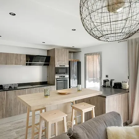 شقة Centre-les Floralies T3/clim/garage/balcon By Hc