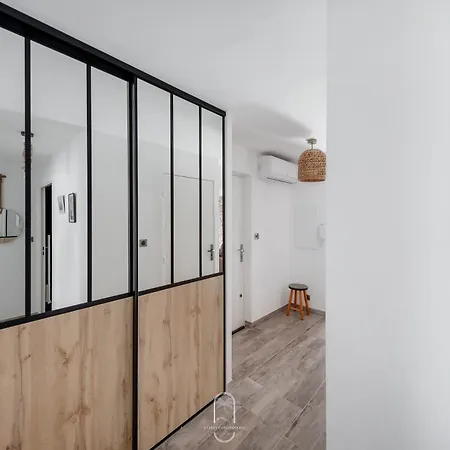 شقة Centre-les Floralies T3/clim/garage/balcon By Hc