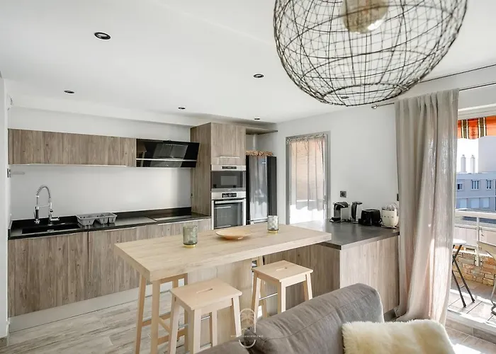 Appartement Centre-les Floralies T3/clim/garage/balcon By Hc